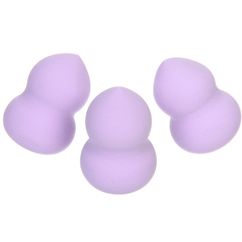 Спонжи для макияжа 3шт FRIDA, цвет фиолетовый, _4
