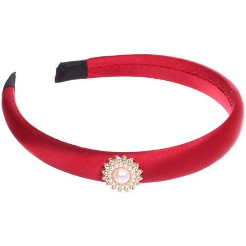 Ободок для волос МАРЦИПАН, эдем, ширина 2см, микс 6 цветов ( в пакете с подвесом)_7