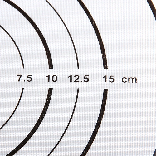 Коврик силиконовый 21см с ручками, белый_4