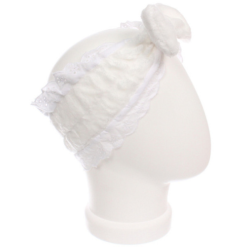 Повязка на голову МАРМЕЛАД, цвет белый, 2085см (ZIP пакет)_5