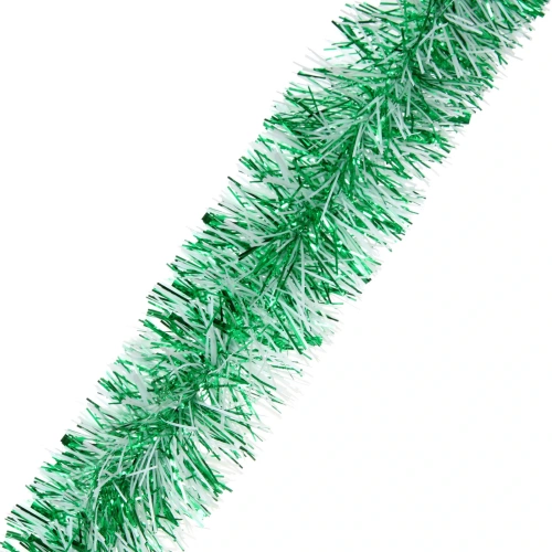 Мишура 2 м 9 см "Снежное сияние", Зелёный
