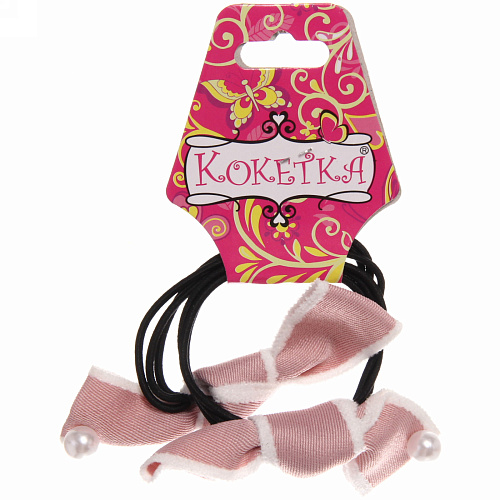 Резинки для волос 2шт New series - Классика, микс 5 цветов, d-6см_4