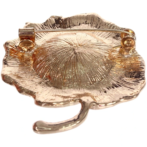 Брошь GOLD Podarok, Мак, цвет как на фото, (символ женского Очарования)_5