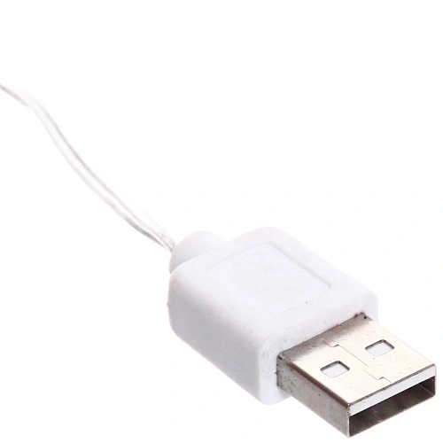 Гирлянда для дома с USB-зарядкой 5м 50 ламп LED, прозрачпровод, Мультицвет_47