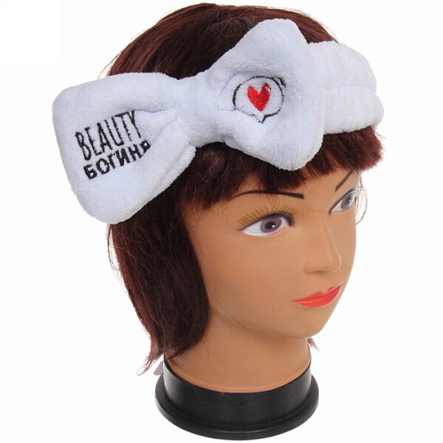 Повязка на голову Кокетка - Beauty Богиня, сердце в шарике, микс 4 цвета, 6,516см_19