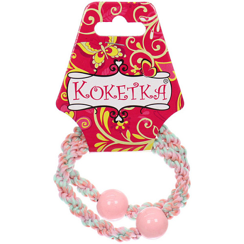 Резинки для волос 2шт Грация, шарики, микс 6 цветов, d-5,5см_7