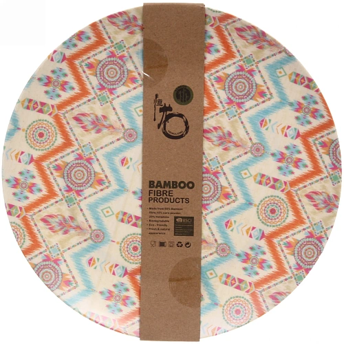 Тарелка Eco Life 25см, орнамент_5