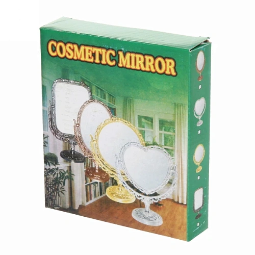 Зеркало настольное Версаль-винтаж Сердце 20см 439-11золото цв_3