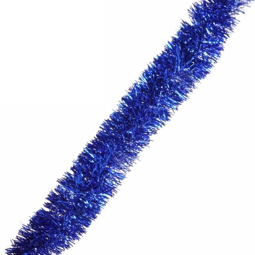 Мишура 2 м 6 см "Изумрудный блеск", Синий