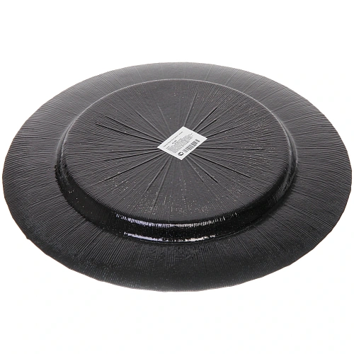 Тарелка 32см Блэк рояль черная_4