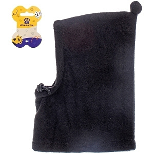 Шапка для собак и кошек "МОДНЫЙ БРО", цвет чёрный, р M