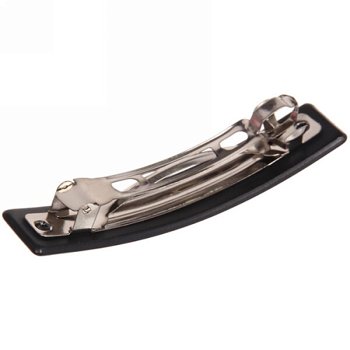 Заколка автомат Lady Collection - Клеточка, прямоуг, 6 цветов, 8,51,5см (Кокетка)_5