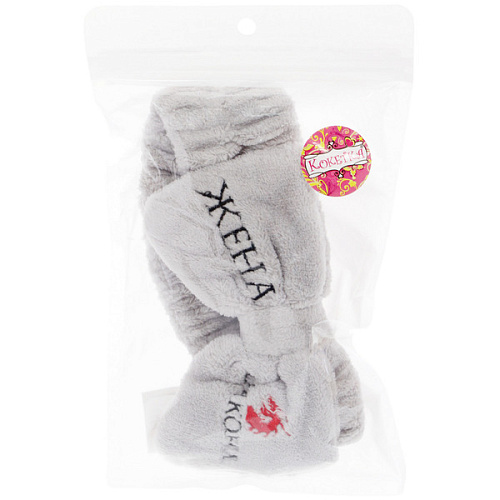 Повязка на голову New collection Vostok - Жена Дракона, цвет розовый, серый, голубой и сиреневый, 206см ( упаковка белый ZIP пакет )_12