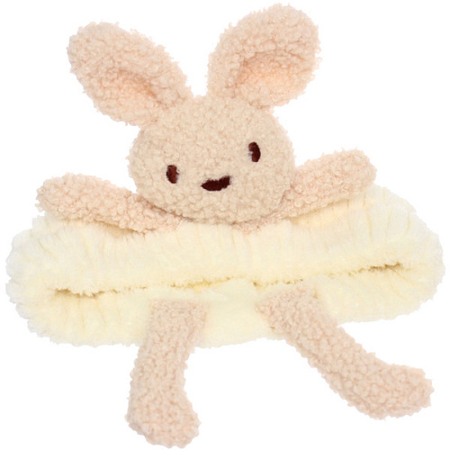 Повязка на голову косметическая ДАЙМОНД Ми, зайки с лапками, цвет лавандовый, серый, и бежевый, 2055см (ZIP пакет)_10