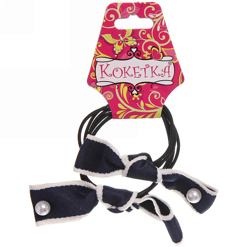 Резинки для волос 2шт New series - Классика, микс 5 цветов, d-6см_5