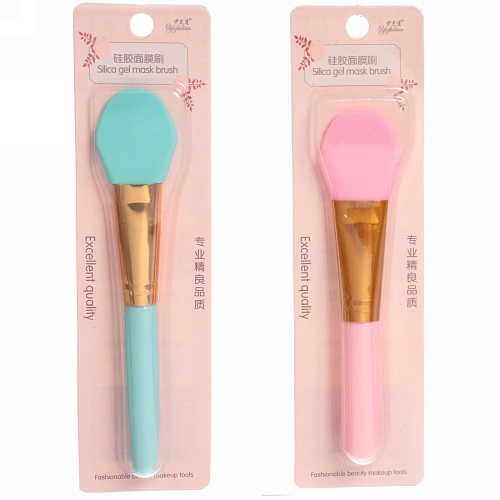 Кисть силиконовая для нанесения маски Beauty, срезаная, микс 2 цвета, 143см_7