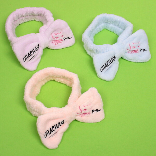 Повязка на голову New collection Vostok - Опасная, микс 6 цветов, 206см ( упаковка белый ZIP пакет )_3