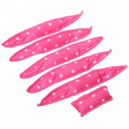 Бигуди для волос мягкие 6шт Сладкий Сон, 2,515см (пакет с подвесом)_4