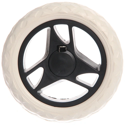 Колесо для тележки 17х3,3см черно-белое