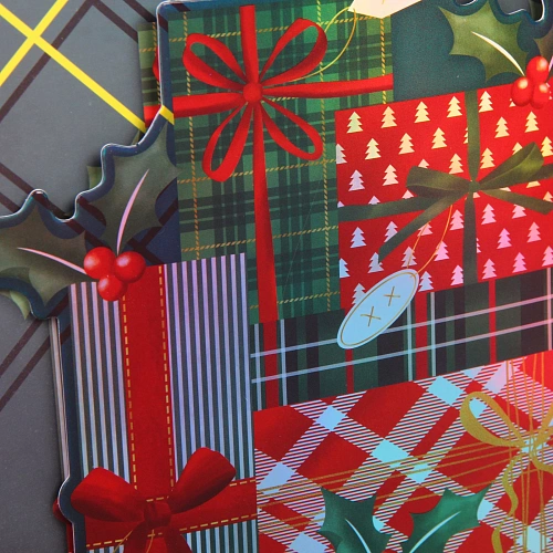Пакет подарочный Новогодний стиль 263110 см, микс_6
