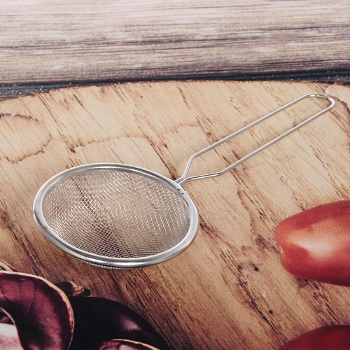 Сито металлическое 6,5 см с ручкой _9