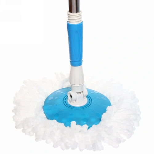 Набор для уборки (Ведро с отжимом,швабра,две насадки) 1118_4