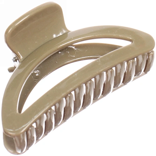 Заколка-краб для волос  на блистере Magic Gloss, трапеция, микс 6 цветов, 6,5см (Кокетка)_10