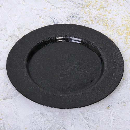Тарелка 32см Блэк рояль черная_5