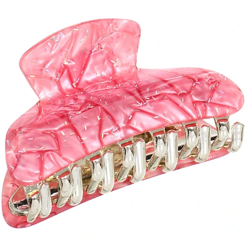 Заколка-краб для волос  ЭЙФОРИЯ, мира, микс 6 цветов, 8см (блистер Кокетка)_5