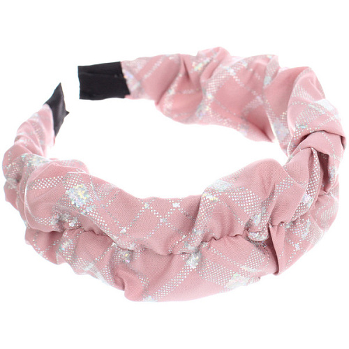 Ободок для волос МАРЦИПАН, данти, ширина 3см, микс 6 цветов _4