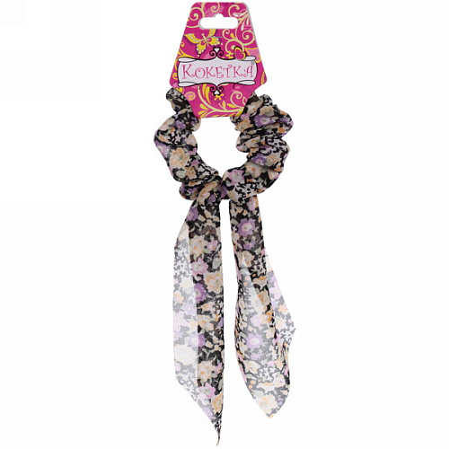 Резинка для волос Harizma - Alina, микс 3 цвета, d-8см, длина ленты 18см_5