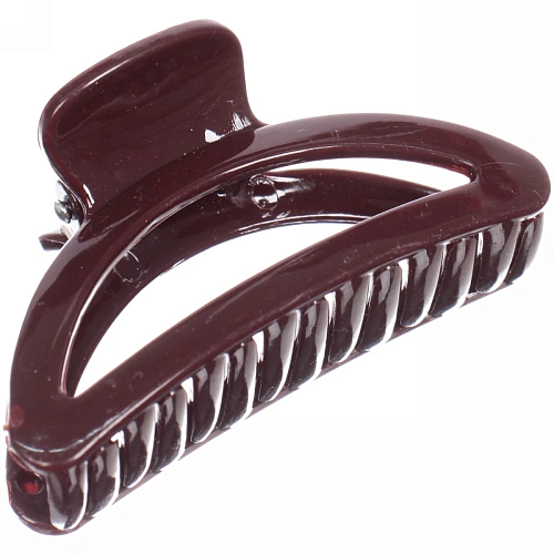 Заколка-краб для волос  на блистере Magic Gloss, трапеция, микс 6 цветов, 6,5см (Кокетка)_16