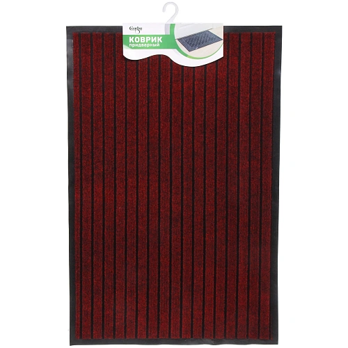 Коврик придверный 58*88см"Вавилон" красный