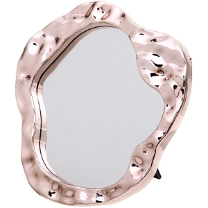 Зеркало настольное "ЭЛАНТРА", цвет золото, 21,5*20,5см