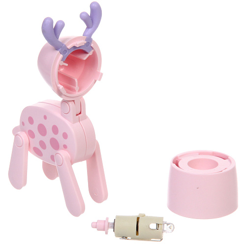 Настольная лампа Sweet - Жирафик LED 5,55,59,6 см, батарейки AG3 02W, Розовый_6