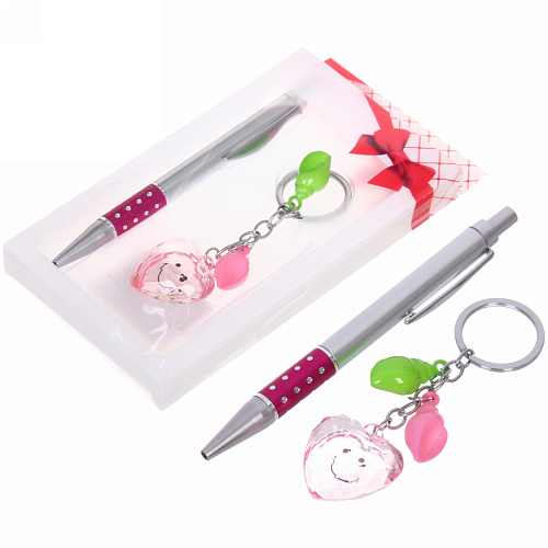 Набор подарочный Diamond (ручка и брелок), микс цветов_11