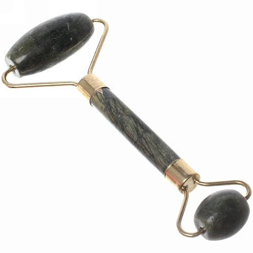 Набор косметический Beauty Bar, Gua sha и щетка для умывания, цвет зеленый,16,516,5см_6