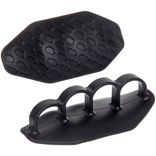 Спортивные накладки на ладони XM-001, мужские, силикон, цвет: черный