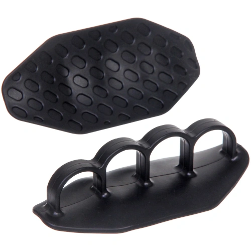 Спортивные накладки на ладони XM-001, мужские, силикон, цвет: черный