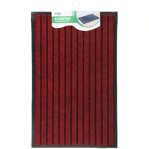 Коврик придверный 48*78см"Вавилон" красный