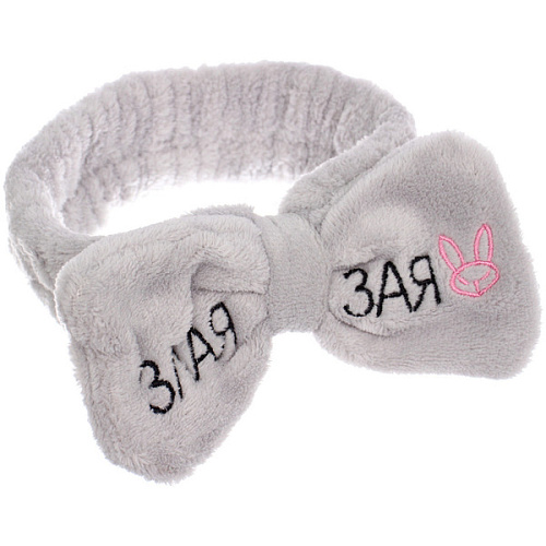 Повязка на голову New collection Vostok - Злая Зая, цвет розовый, серый, голубой и сиреневый, 206см ( упаковка белый ZIP пакет )_12