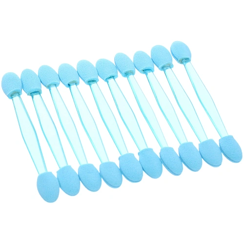 Аппликаторы для макияжа 10шт ЭФФЕКТО, цвет голубой, 7,5см_6